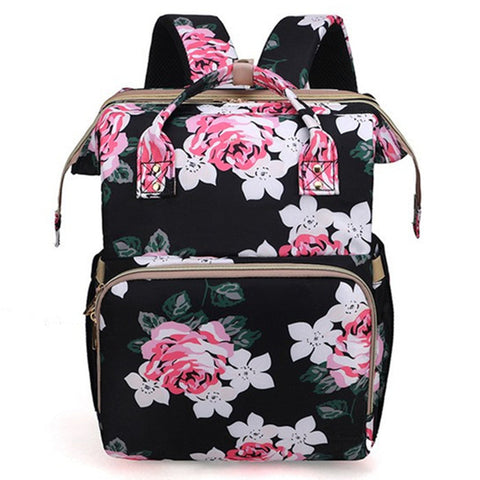 2 In 1 Bag Bed Flowers