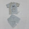 Imported Baby Suit For Summer Panda Light Green Grey