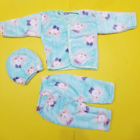3 Pieces Baby Suits For Winter Bear