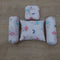 4 pieces Pillow Set pink rainbow