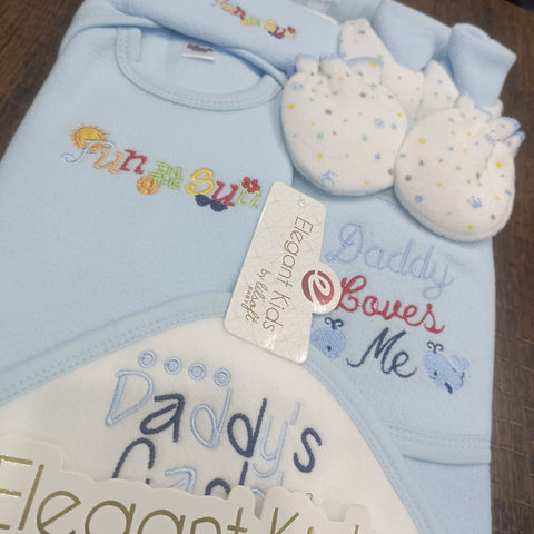 8 Pieces Baby Suit For Winters Daddy's caddy