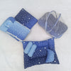 8 Pieces Baby Bedding Set Blue White Stars - VOL 17