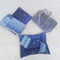 8 Pieces Baby Bedding Set Blue White Stars - VOL 17