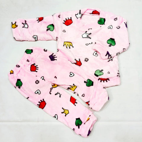 Baby Suits For Winters Pink Crown