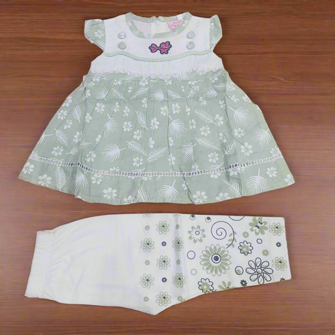 Baby Frocks sea green