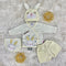 4 Pieces Baby Suits For Summer princess rabbit