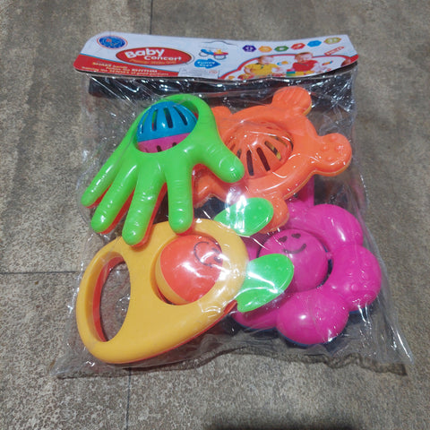 4 Piece Rattle Set
