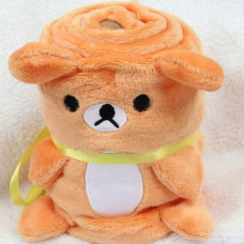 Blanket Shawl orange bear