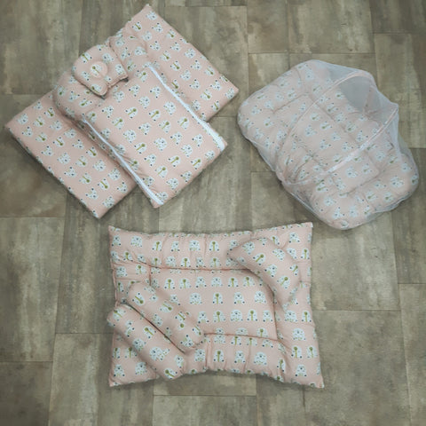 8 Pieces Baby Bedding Set  Pink Tiger VOL-9-5