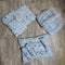 8 Pieces Baby Bedding Grey paint printed - VOL 11