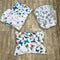8 Pieces Baby Bedding Multi Color Butterflies - VOL 22
