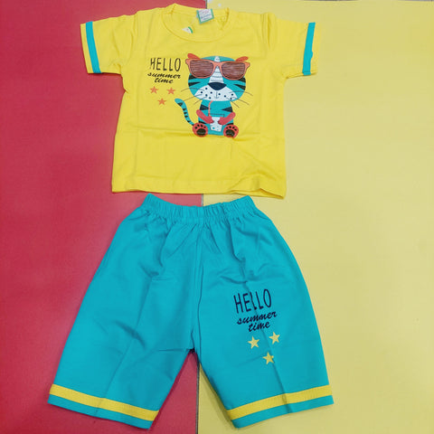 Baba shirt & short Tiger